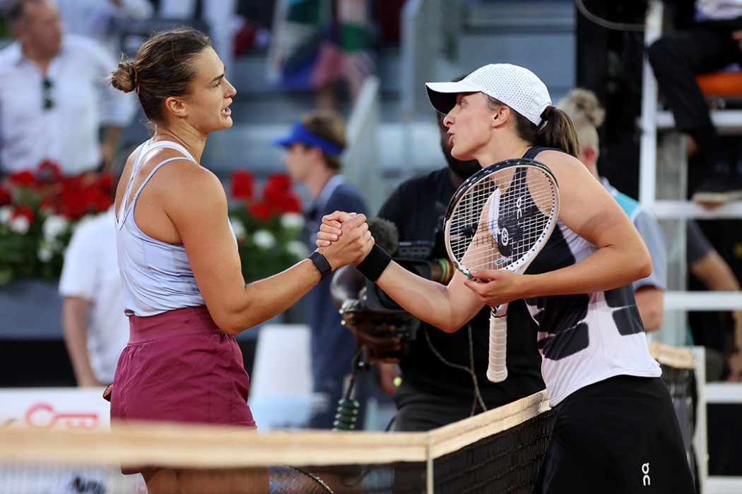 Iga Swiatek and Aryna Sabalenka