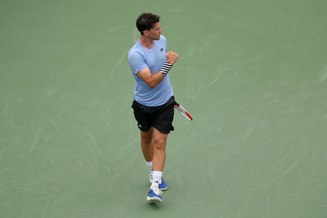 Dominic Thiem beats Alexander Bublik at the US Open