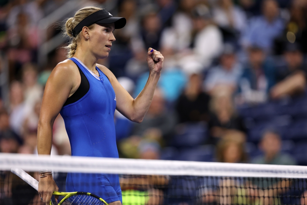 Caroline Wozniacki at the US Open