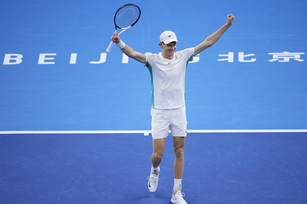 Jannik Sinner won the ATP title in Beijing