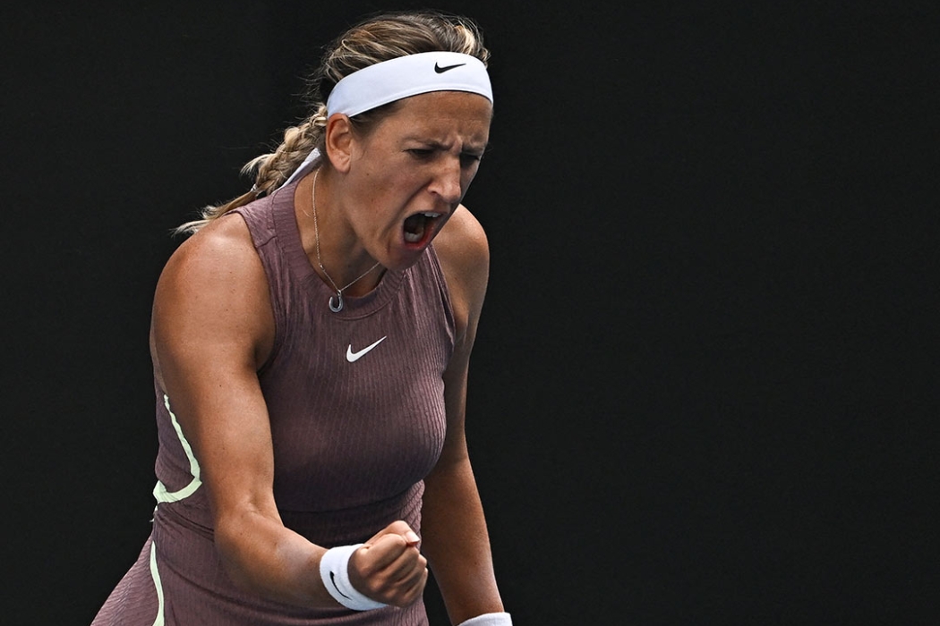 Victoria Azarenka has won 50 main-draw matches at the Australian Open