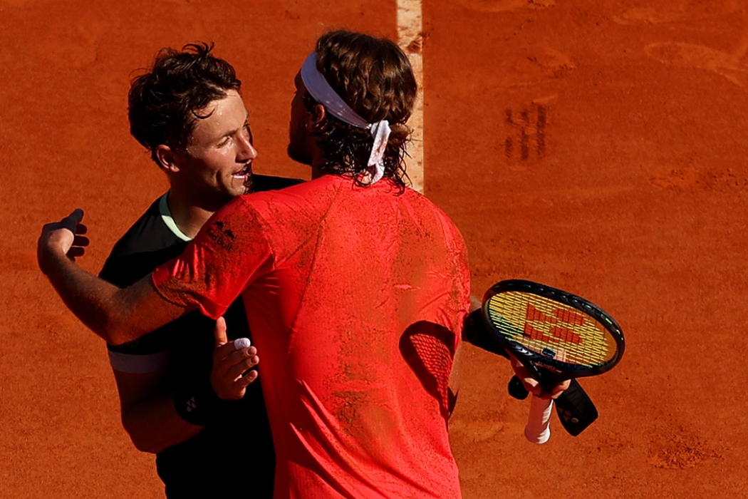 Stefanos Tsitsipas and Casper Ruud