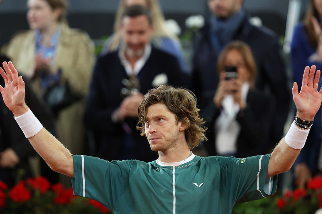 Andrey Rublev in Madrid