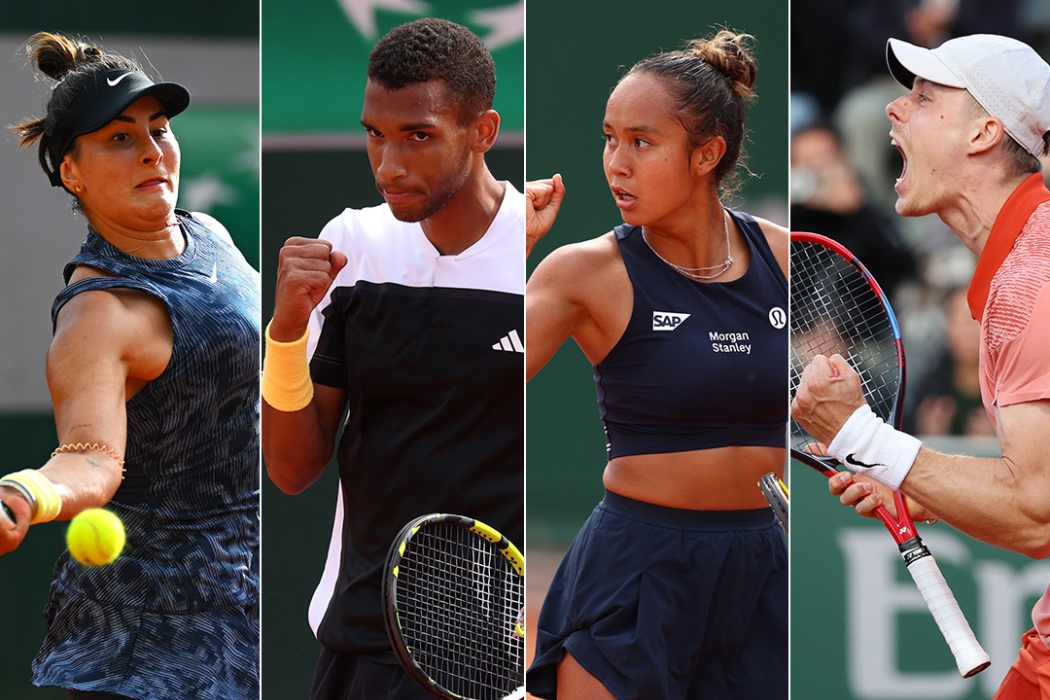 Andreescu, Auger-Aliassime, Fernandez and Shapovalov into third round at Roland Garros