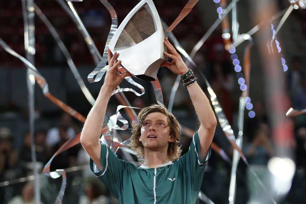 Andrey Rublev champion at Madrid Masters