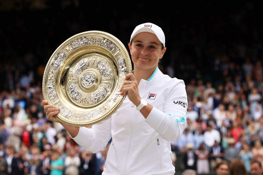 Ash Barty Wimbledon legends