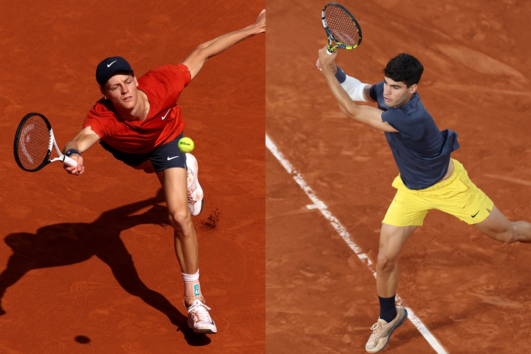 Jannik Sinner and Carlos Alcaraz will meet in the Roland Garros semifinals