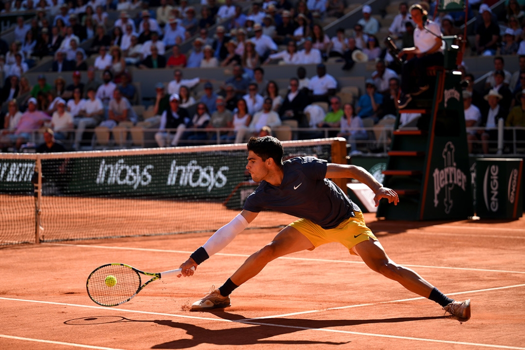 Carlos Alcaraz into the Roland Garros final