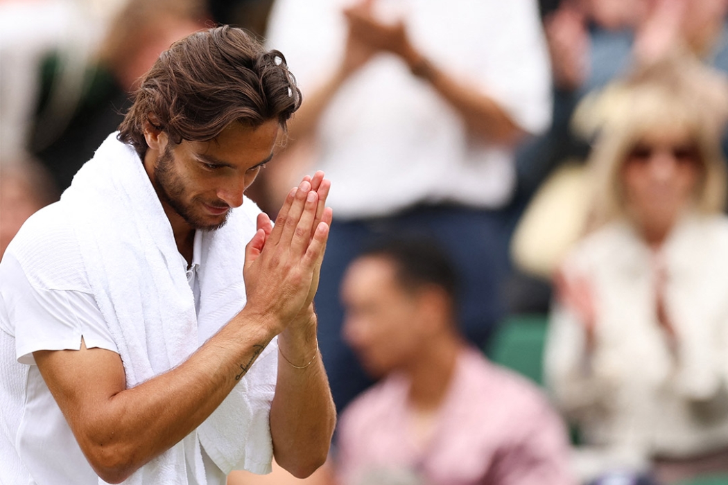 Lorenzo Musetti is through to the Wimbledon quarterfinals