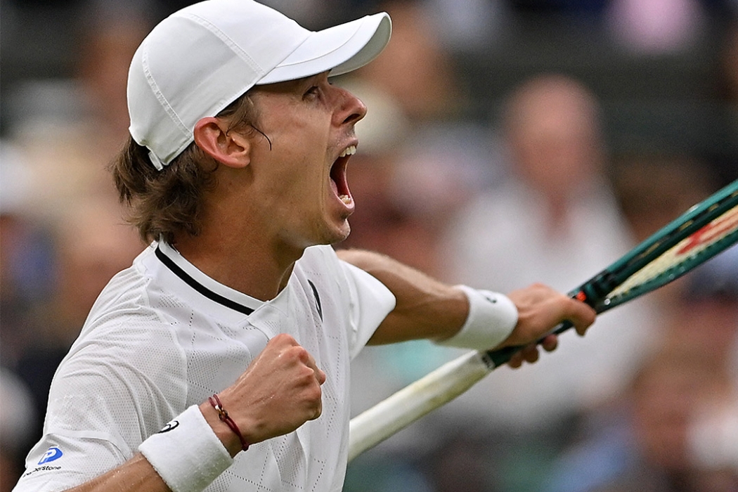 Alex de Minaur beat Arthur Fils to reach his first Wimbledon quarterfinal